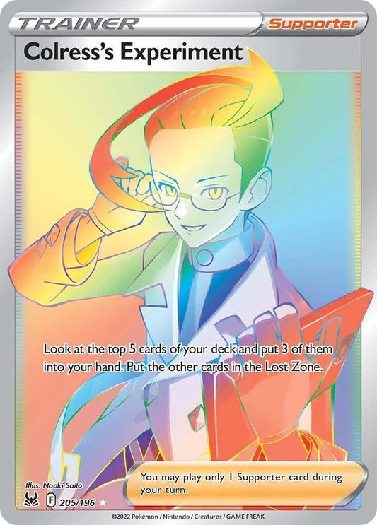 Pokemon Colress's Experiment 205/196 Lost Origin