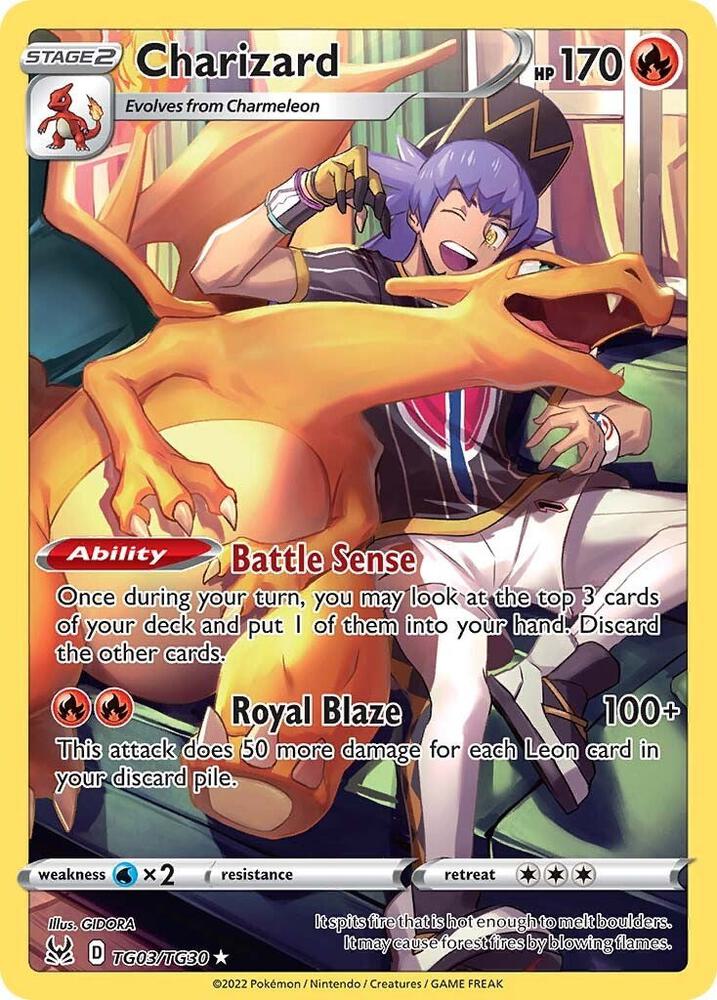 Pokemon Charizard TG03/TG30 Lost Origin