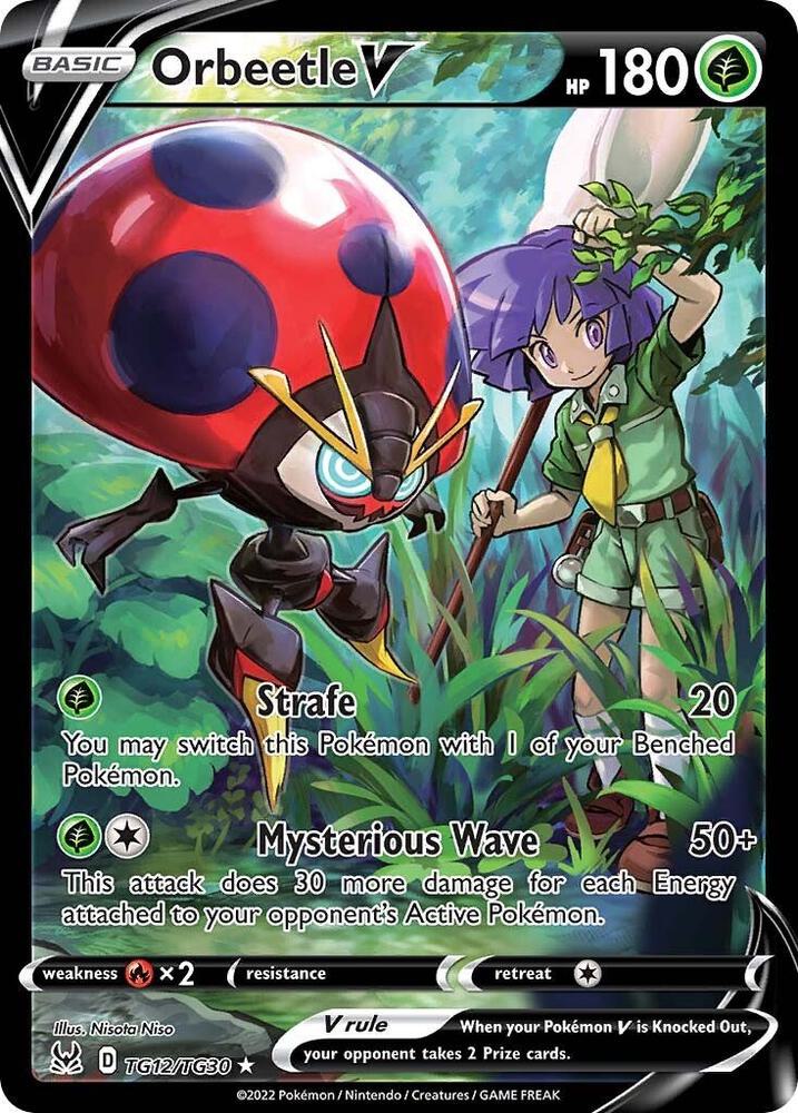 Pokemon Orbeetle V TG12/TG30 Lost Origin