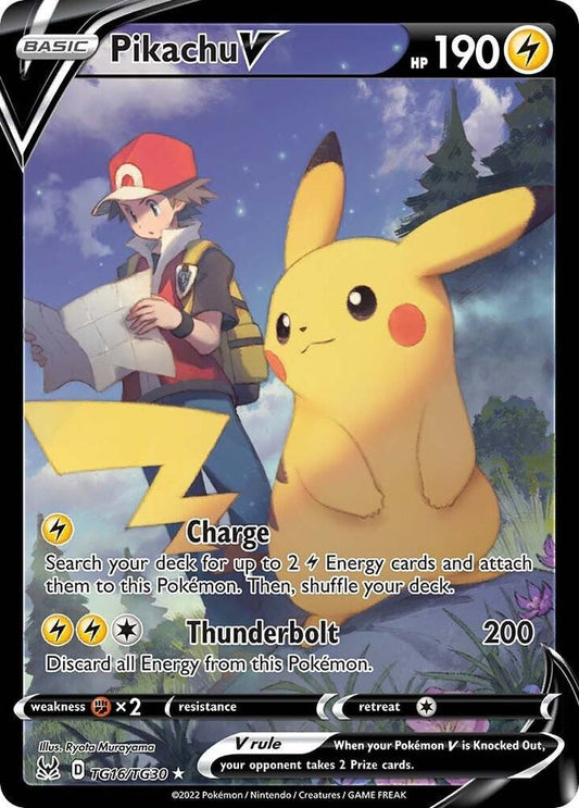 Pokemon Pikachu V TG16/TG30 Lost Origin