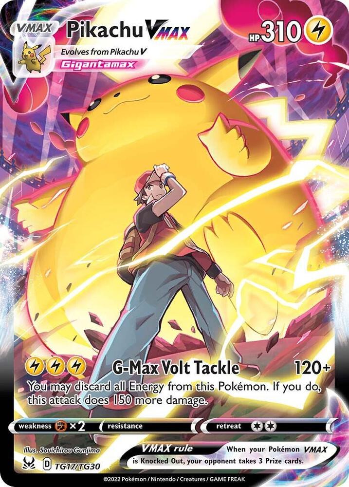 Pokemon Pikachu VMAX TG17/TG30 Lost Origin