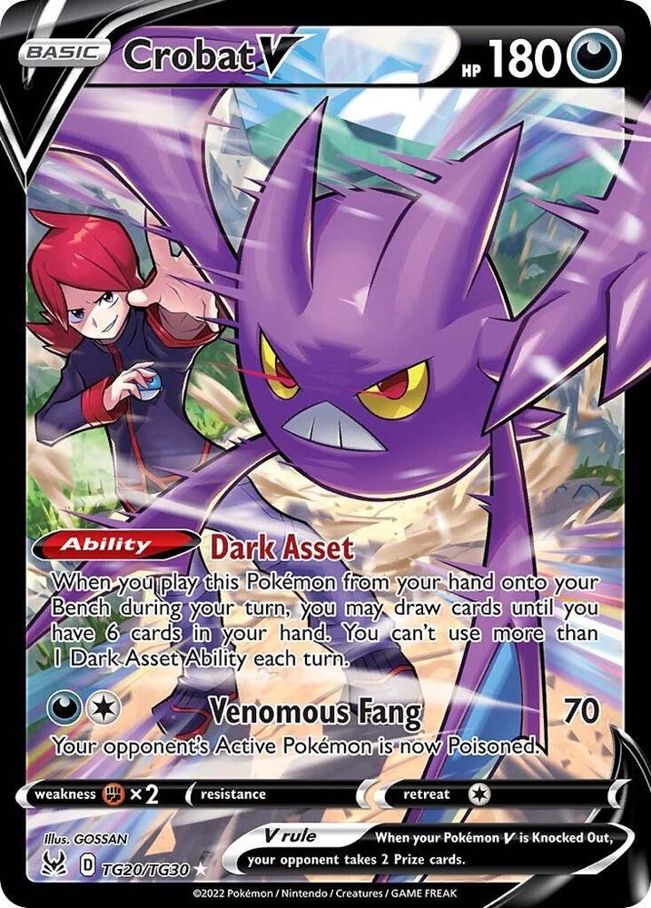Pokemon Crobat V TG20/TG30 Lost Origin