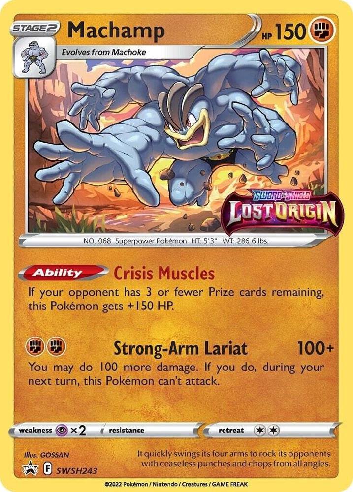 Pokemon Machamp SWSH243 SWSH Black Star Promos