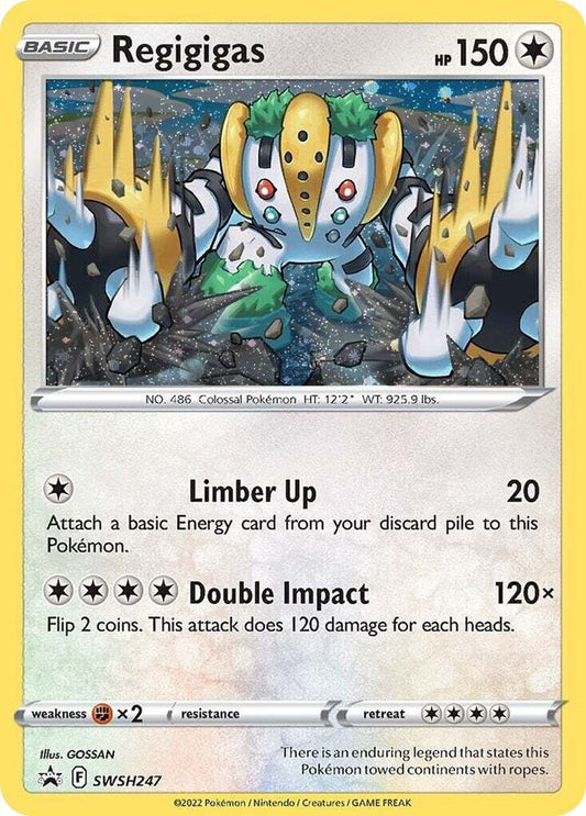 Pokemon Regigigas SWSH247 SWSH Black Star Promos