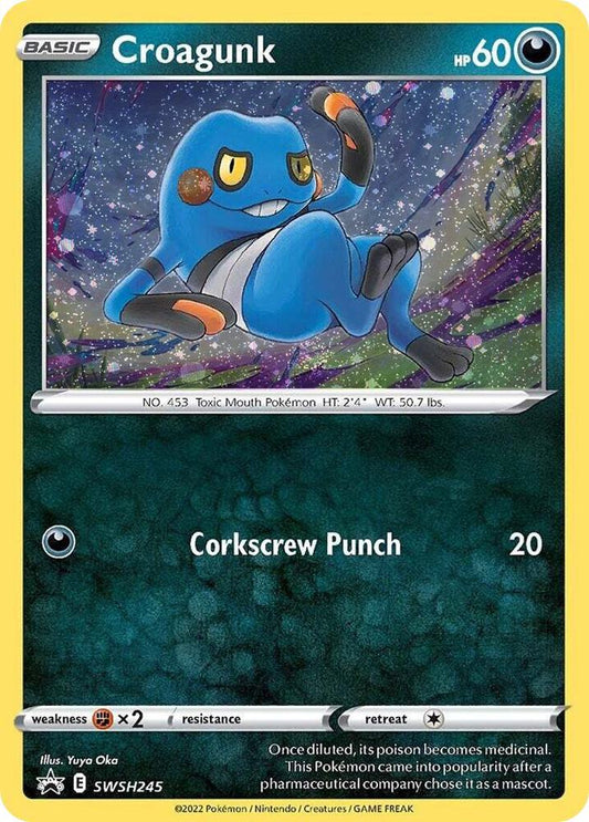 Pokemon Croagunk SWSH245 SWSH Black Star Promos