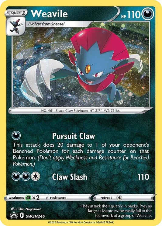 Pokemon Weavile SWSH246 SWSH Black Star Promos