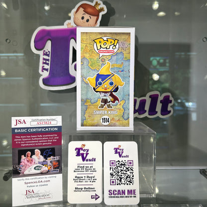 Funko Pop! Animation One Piece - Sniper King #1514 Chalice Collectibles Pre-Release Exclusive Signed by Sonny Strait
