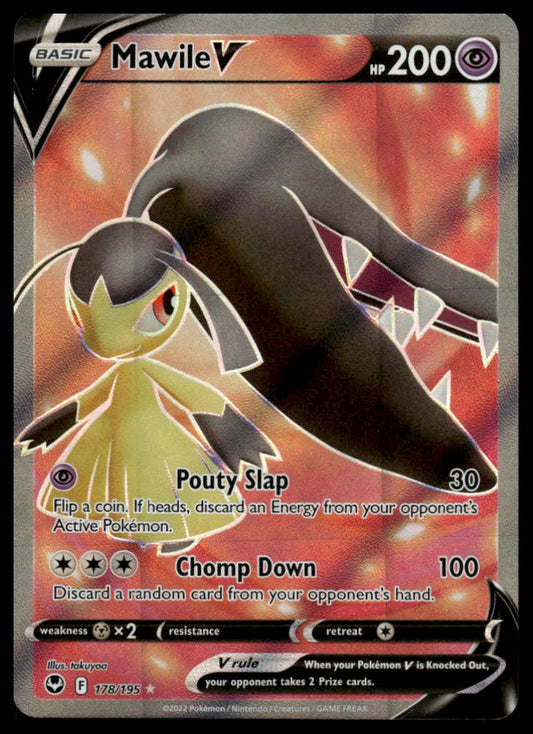 Pokemon SWSH12: Silver Tempest #178/195 Mawile V (Full Art)
