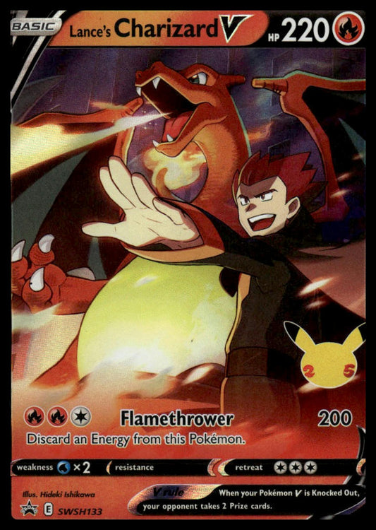 Pokemon SWSH: Sword & Shield Promo Cards #SWSH133 Lance's Charizard V