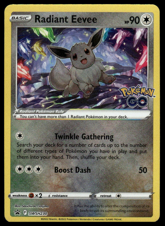 Pokemon SWSH: Sword & Shield Promo Cards #SWSH230 Radiant Eevee