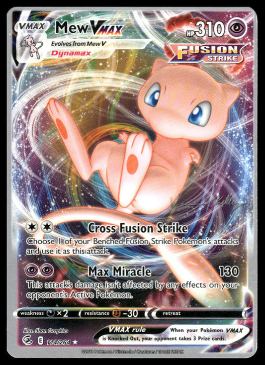 Pokemon Mew VMAX #114/264 World Championship Decks