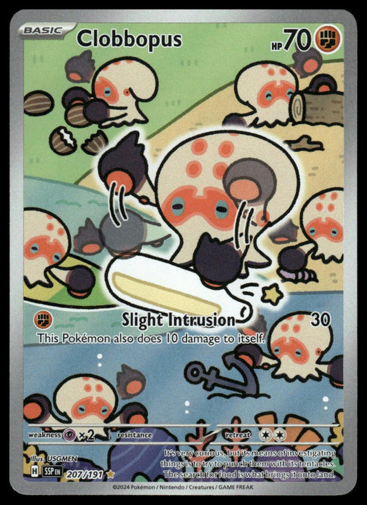 Pokemon Clobbopus #207/191 SV08: Surging Sparks