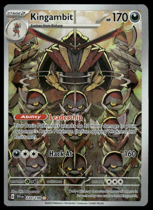 Pokemon Kingambit #220/198 SV01: Scarlet & Violet Base Set