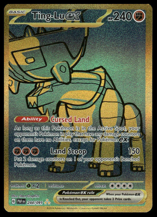 Pokemon Ting-Lu ex #244/091 SV: Paldean Fates