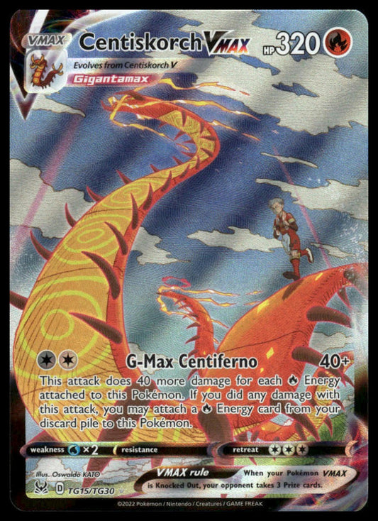 Pokemon Centiskorch VMAX #TG15/TG30 SWSH11: Lost Origin Trainer Gallery