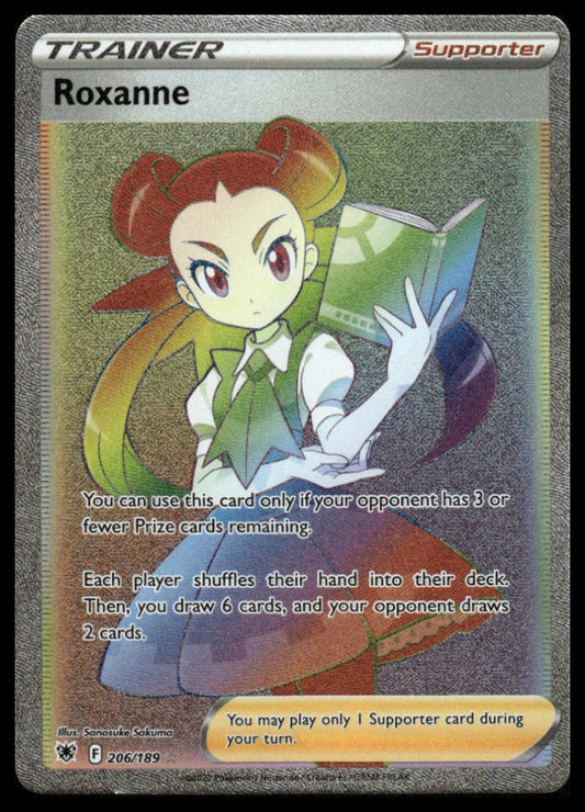 Pokemon Roxanne (Secret) #206/189 SWSH10: Astral Radiance