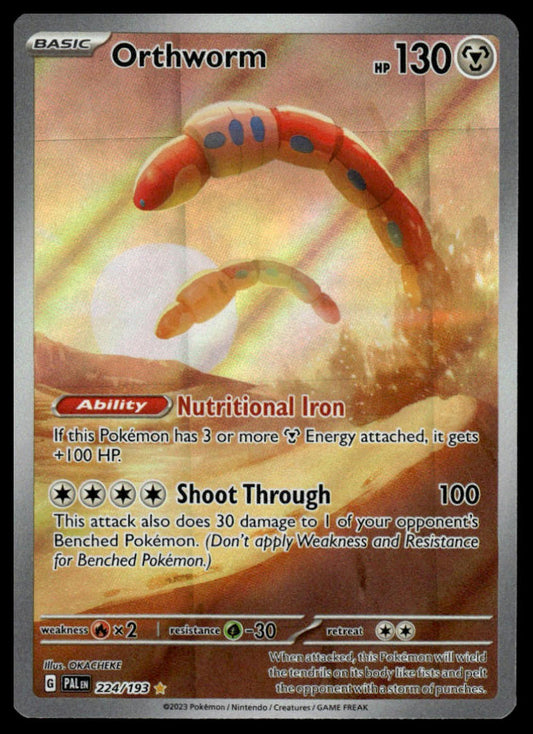 Pokemon Orthworm #224/193 SV02: Paldea Evolved