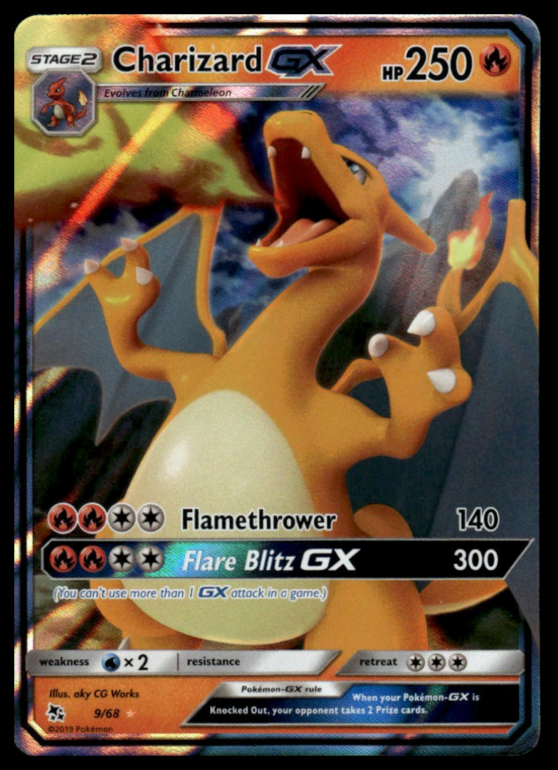 Pokemon Charizard GX #9/68 Hidden Fates