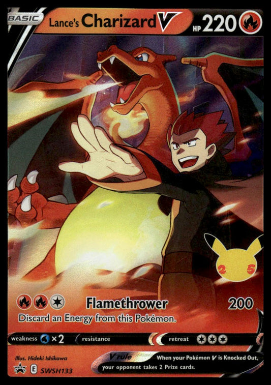 Pokemon Lance's Charizard V #SWSH133 SWSH: Sword & Shield Promo Cards