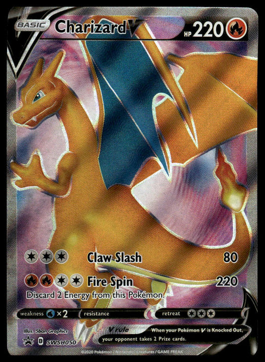 Pokemon Charizard V #SWSH050 SWSH: Sword & Shield Promo Cards