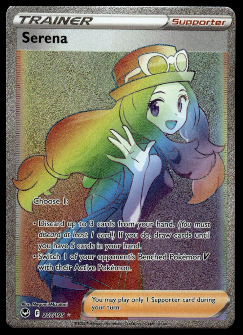 Pokemon Serena (Secret) #207/195 SWSH12: Silver Tempest