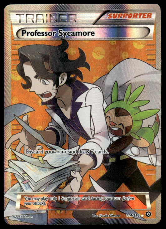 Pokemon Professor Sycamore #114/114 XY - Steam Siege