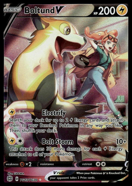 Pokemon Boltund V #TG13/TG30 SWSH09: Brilliant Stars Trainer Gallery
