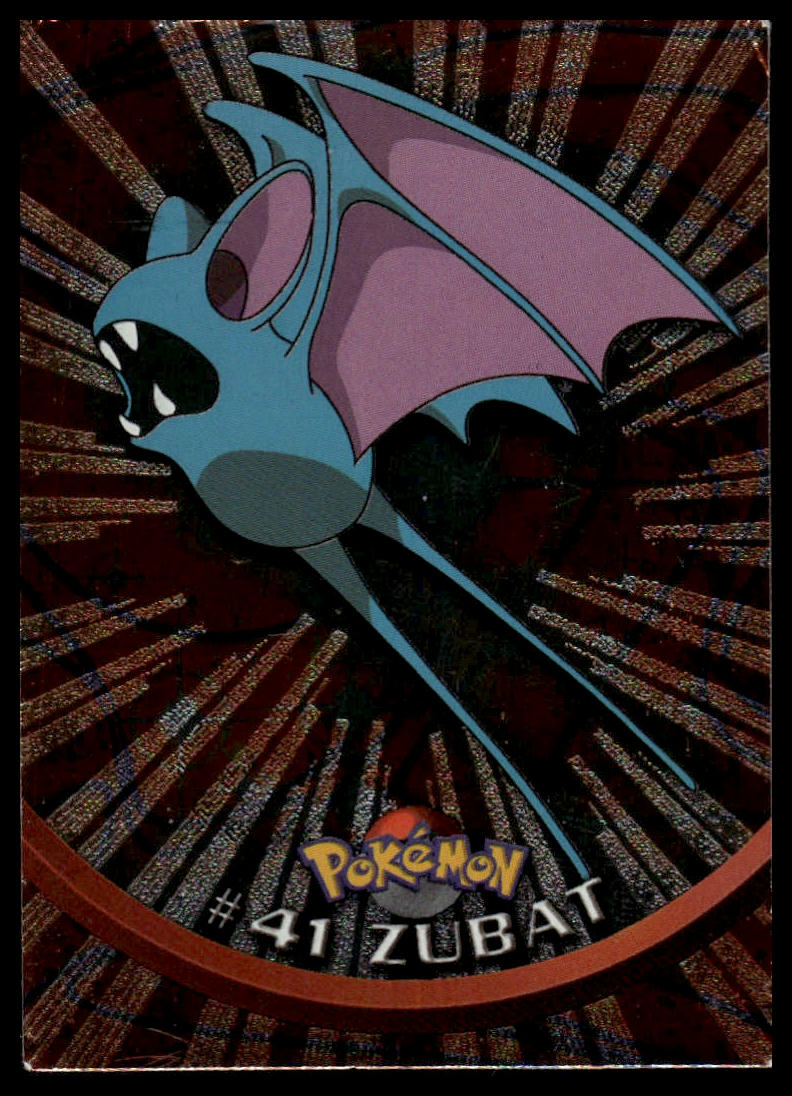 Pokemon Zubat #41 Topps Foil Black Logo