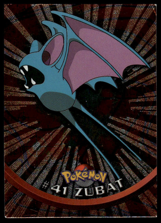 Pokemon Zubat #41 Topps Foil Black Logo