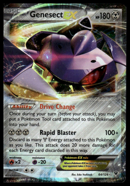 Pokemon Genesect EX #64/124 XY - Fates Collide