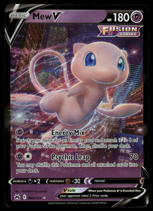Pokemon Mew V #060/159 Crown Zenith