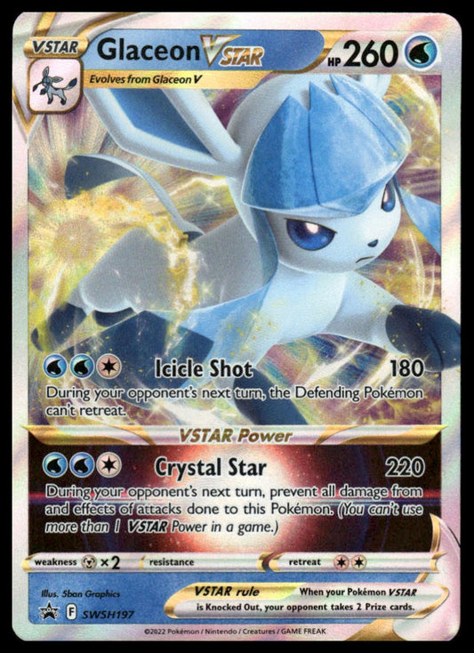 Pokemon Glaceon VSTAR #SWSH197 SWSH: Sword & Shield Promo Cards