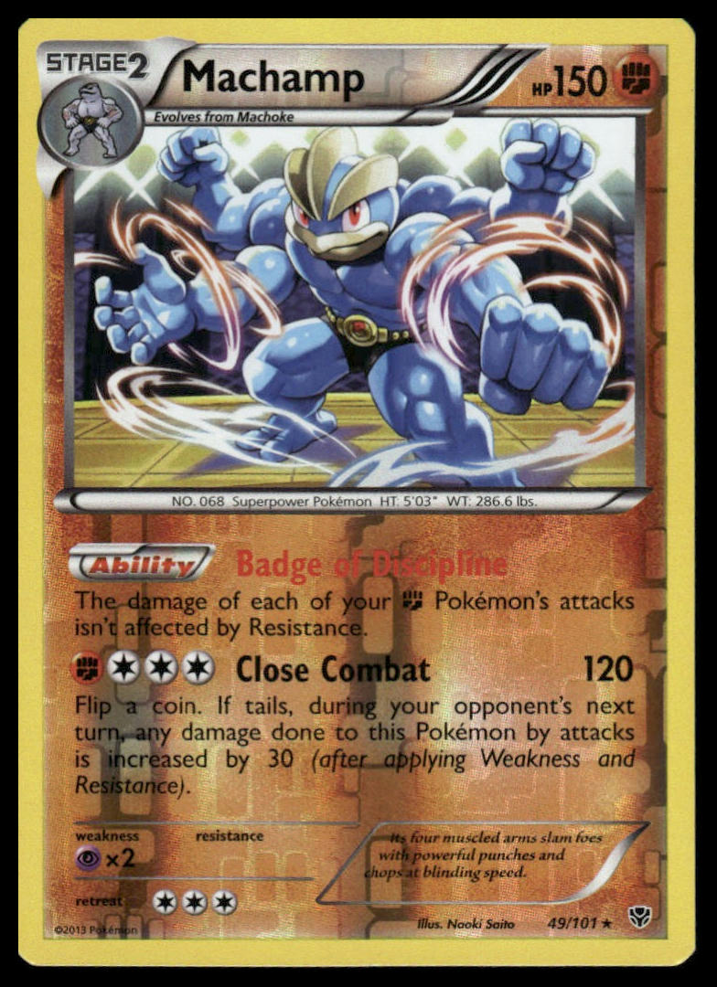 Pokemon Machamp #049/101 B&W (Plasma Blast)