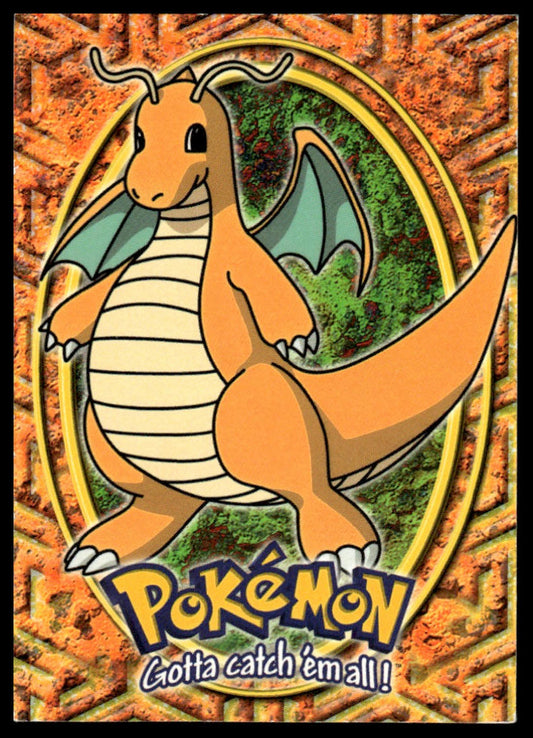 Pokemon Dragonite(Blue Topps Logo) #12 1999 Topps Pokemon the First Movie