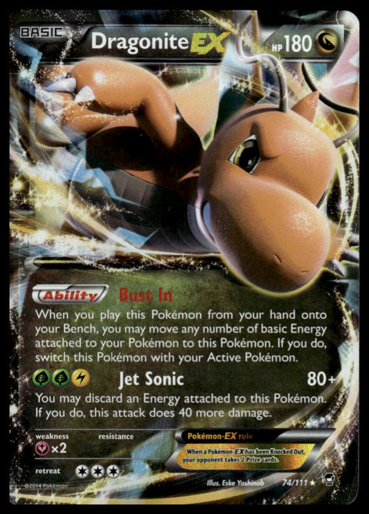 Pokemon Dragonite EX #74/111 XY - Furious Fists