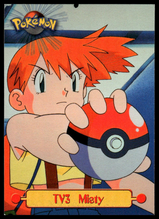 Pokemon Misty Black Topps #TV3 1999 Topps Pokemon TV Animation