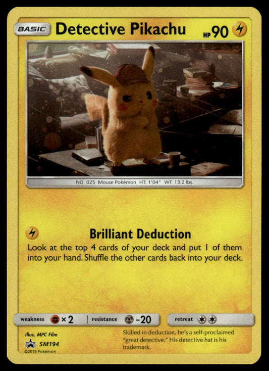 Pokemon Detective Pikachu #SM194 SM Promos
