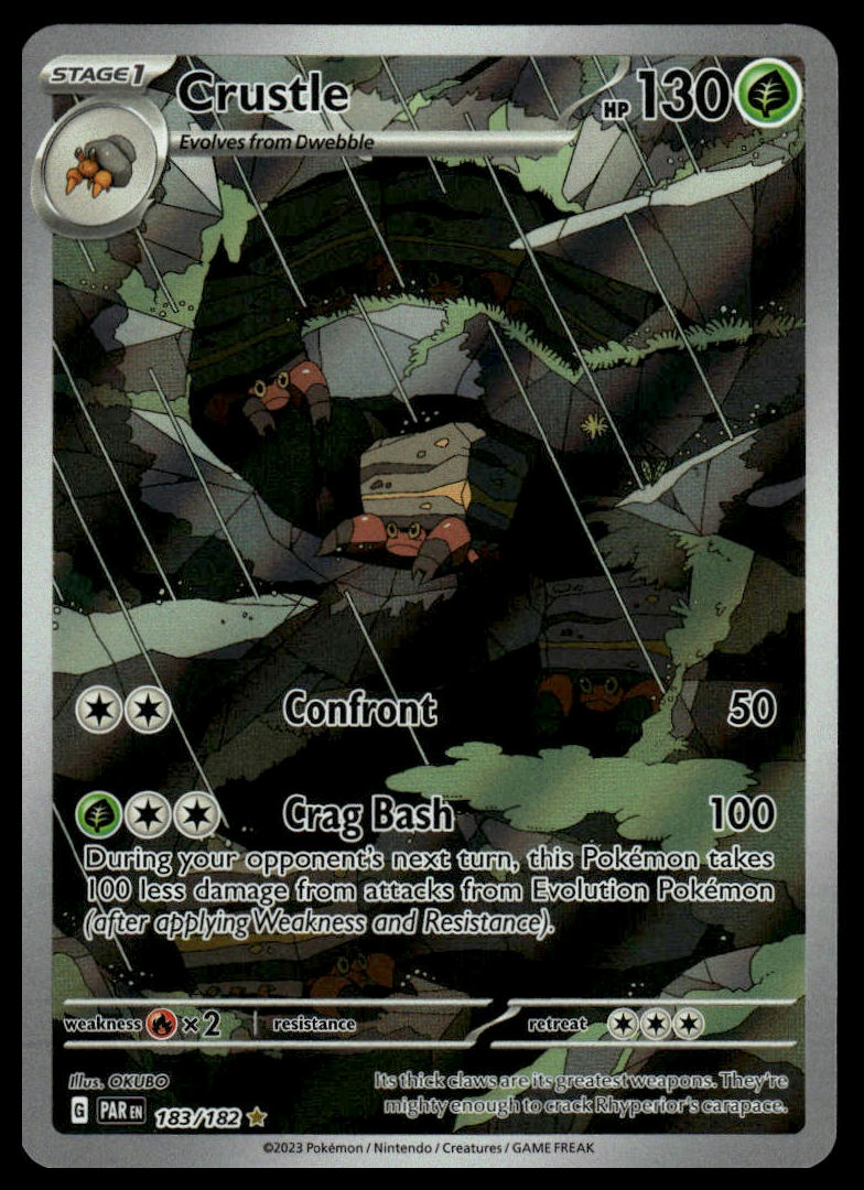 Pokemon Crustle #183/182 SV04: Paradox Rift