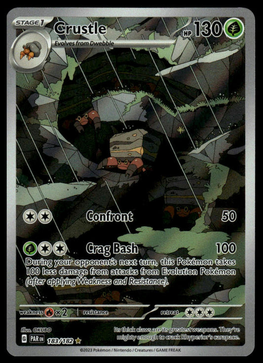 Pokemon Crustle #183/182 SV04: Paradox Rift