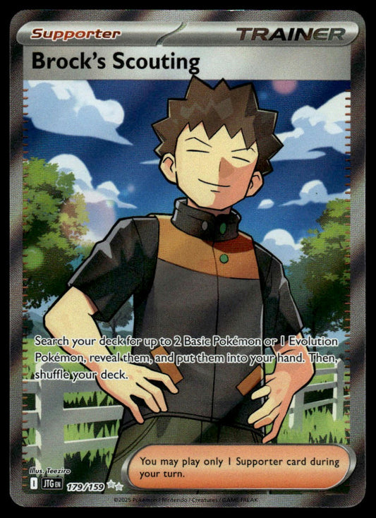 Pokemon Brock's Scouting #179/159 SV09: Journey Together