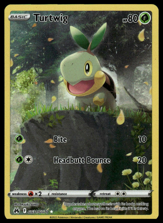 Pokemon Turtwig #GG31/GG70 Crown Zenith: Galarian Gallery