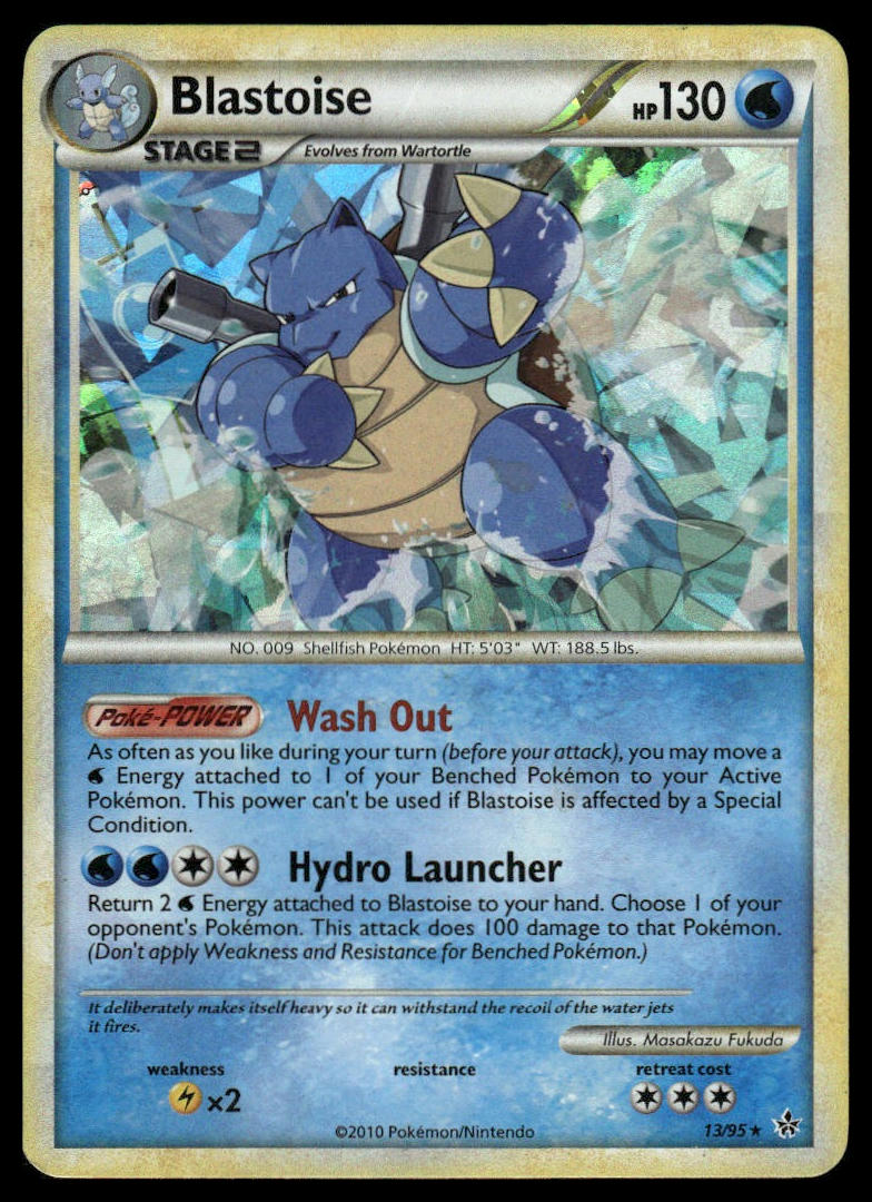 Pokemon Blastoise #13/95 Unleashed