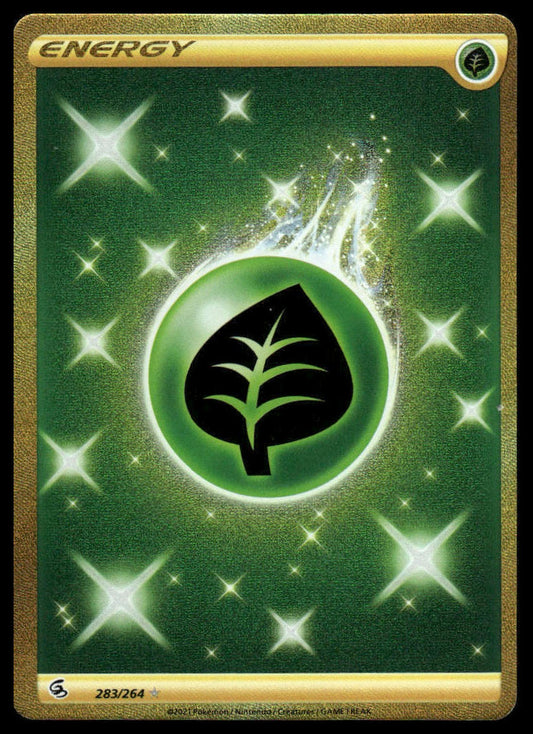 Pokemon Grass Energy (Secret) #283/264 SWSH08: Fusion Strike