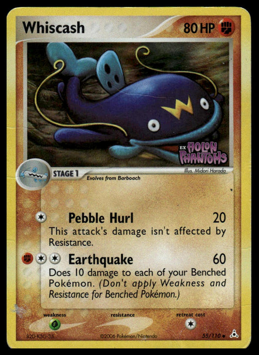 Pokemon Whiscash #55/110 Holon Phantoms