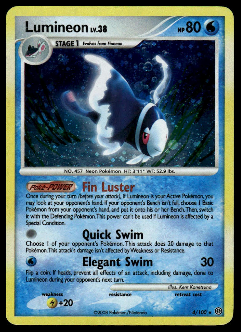 Pokemon Lumineon #4/100 Stormfront
