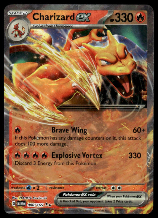 Pokemon Charizard ex #006/165 SV: Scarlet & Violet 151