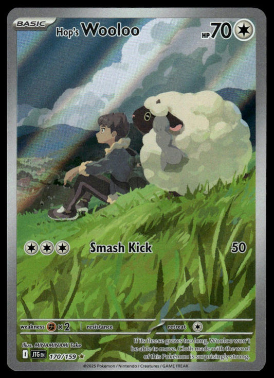 Pokemon Hop's Wooloo #170/159 SV09: Journey Together