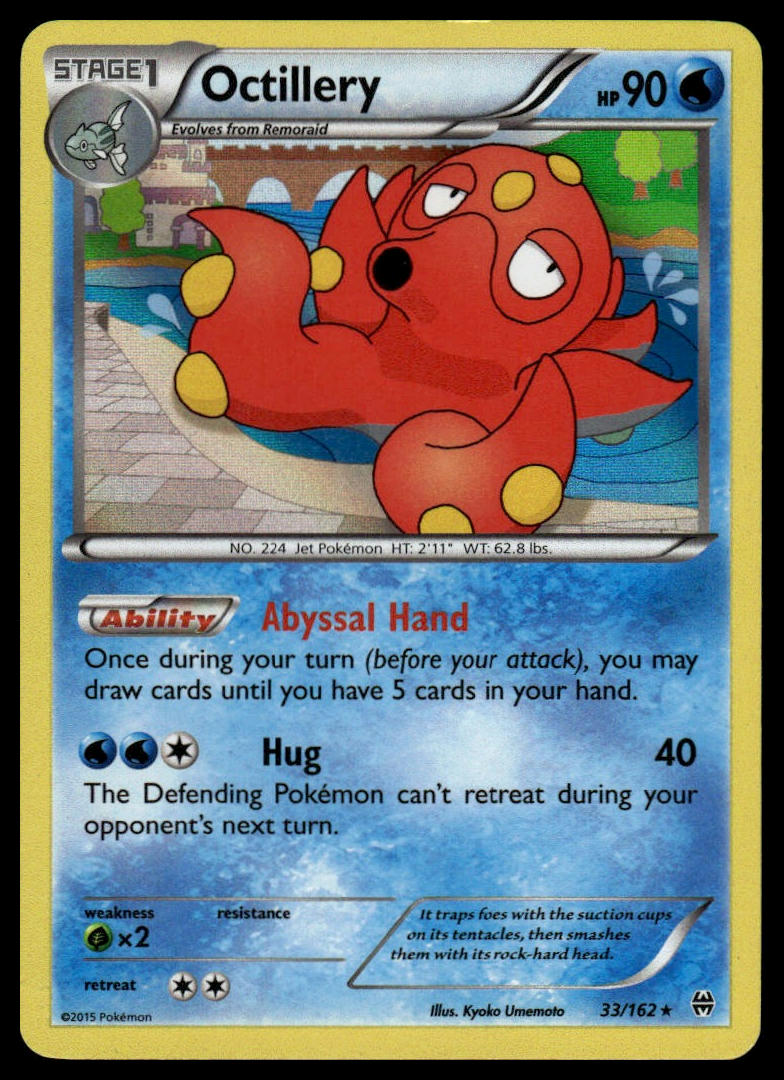 Pokemon Octillery #33/162 XY - BREAKthrough