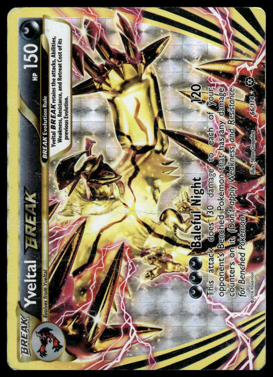 Pokemon Yveltal BREAK #66/114 XY - Steam Siege