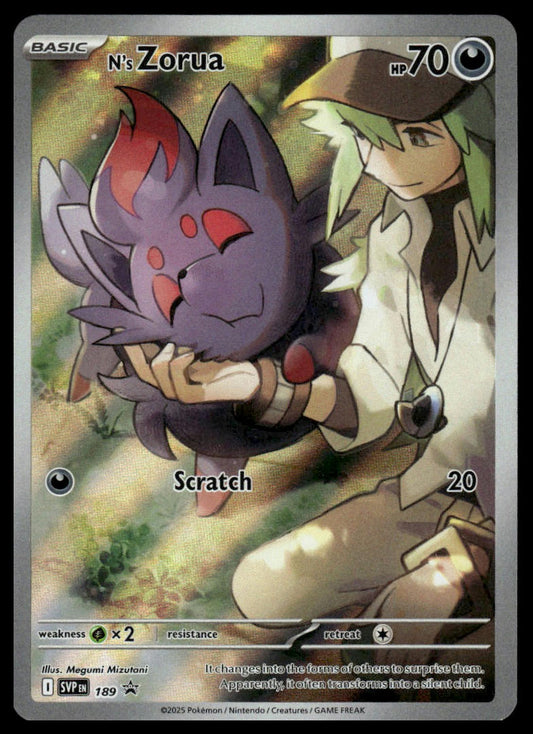 Pokemon N's Zorua #189 SV: Scarlet & Violet Promo Cards
